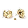 Brass Studs Earrings KK-H433-53G-2