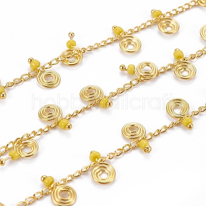 Handmade Brass Curb Chains CHC-H007-E01-1