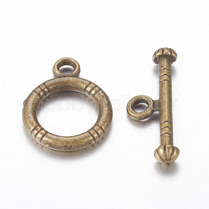 Tibetan Style Alloy Toggle Clasps MLF0161Y-1