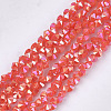 Electroplate Glass Beads Strands EGLA-S179-03A-H05-1
